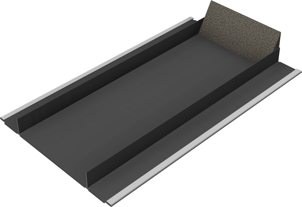 Produktabbildung SL Rack Metalldachplatte SL Alu S, anthrazit (RAL 7016), 
Art.-Nr. 11540-01